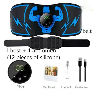 EMS Massage Abdominal Stickers Fitness Sport Girdle Belt Slimming